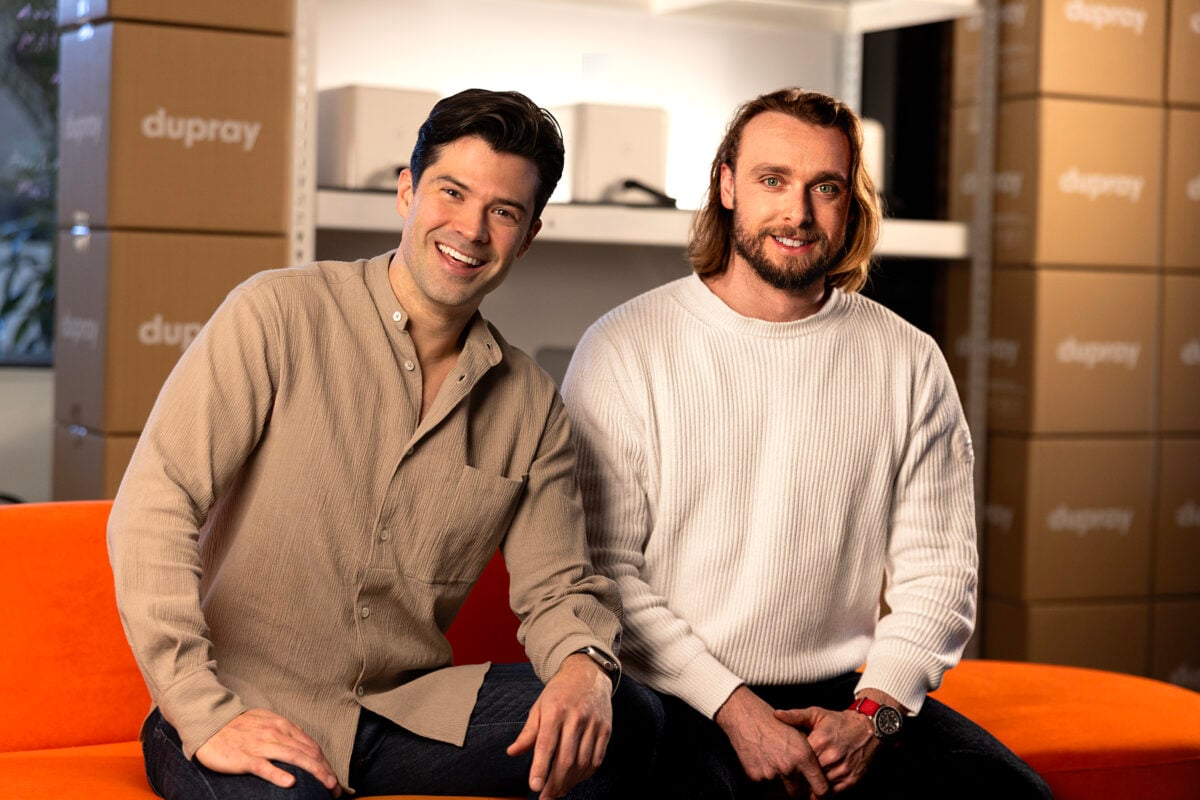 Sébastien Dupéré (left) and Brent Gray
