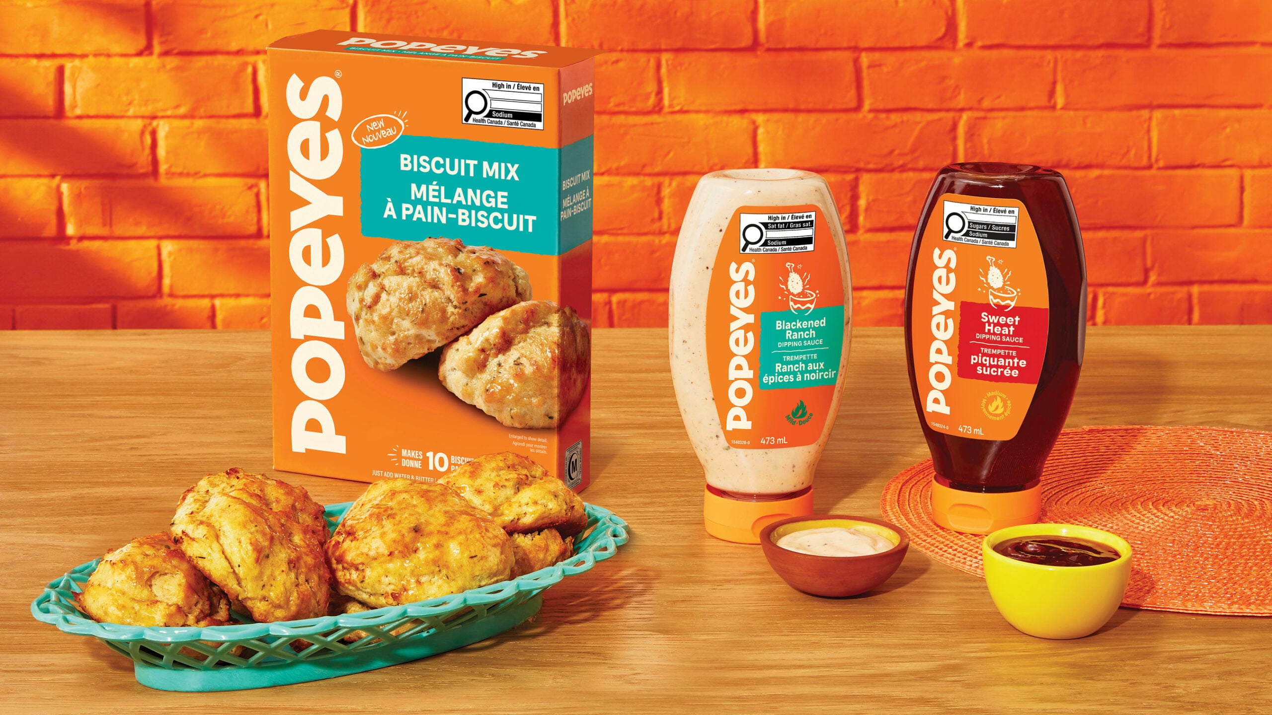 Popeyes launches biscuit mix, dipping sauces in Canadian grocery stores