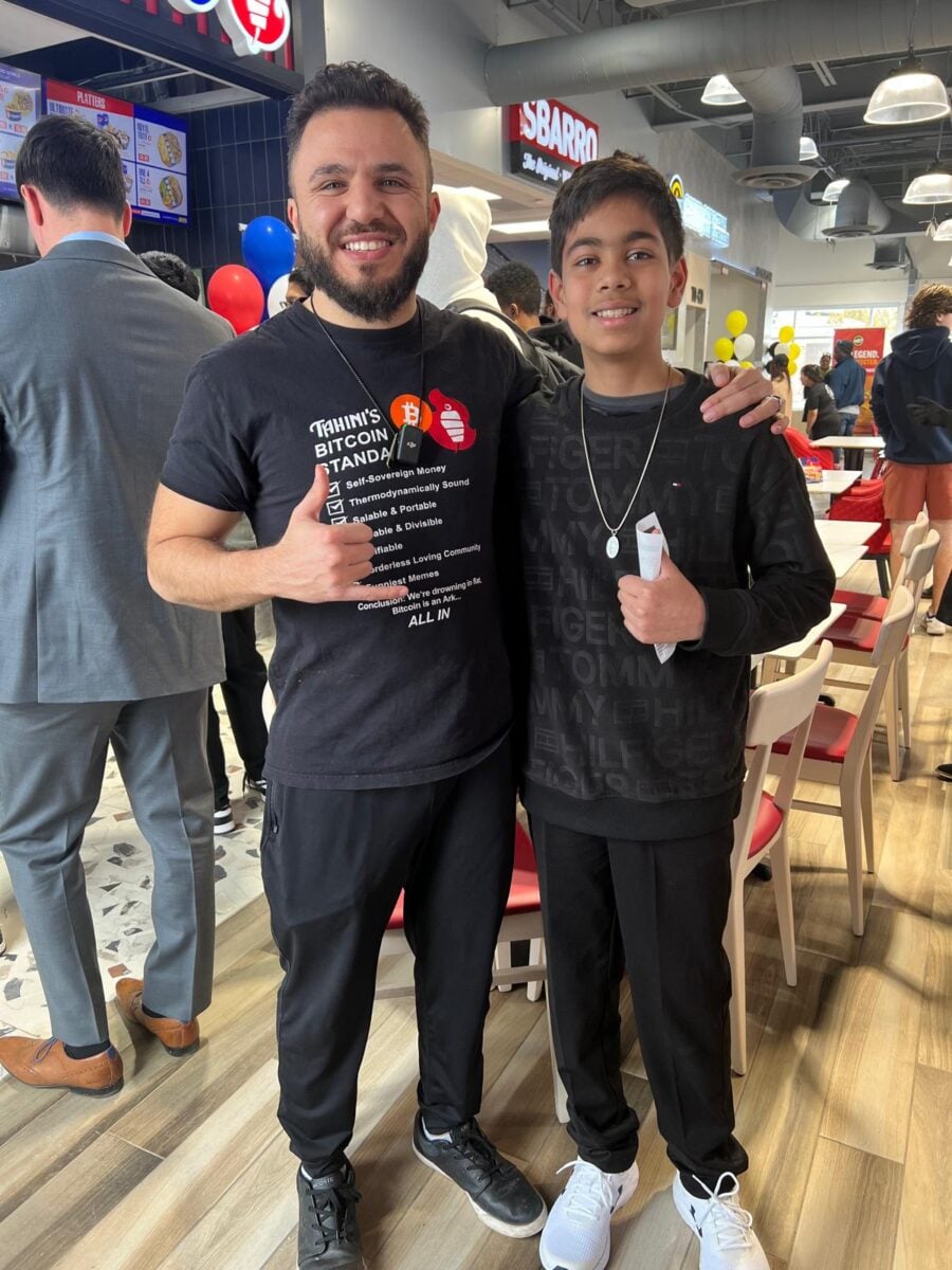 Aly Hamam and fan
