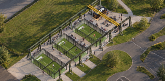 ROYALMOUNT to add outdoor padel courts in Montreal in 2027 ROYALMOUNT rendering