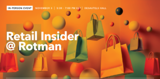 Retail Insider @ Rotman Returns November 3 with Four Canadian Retail Leaders Exploring Customer Fit